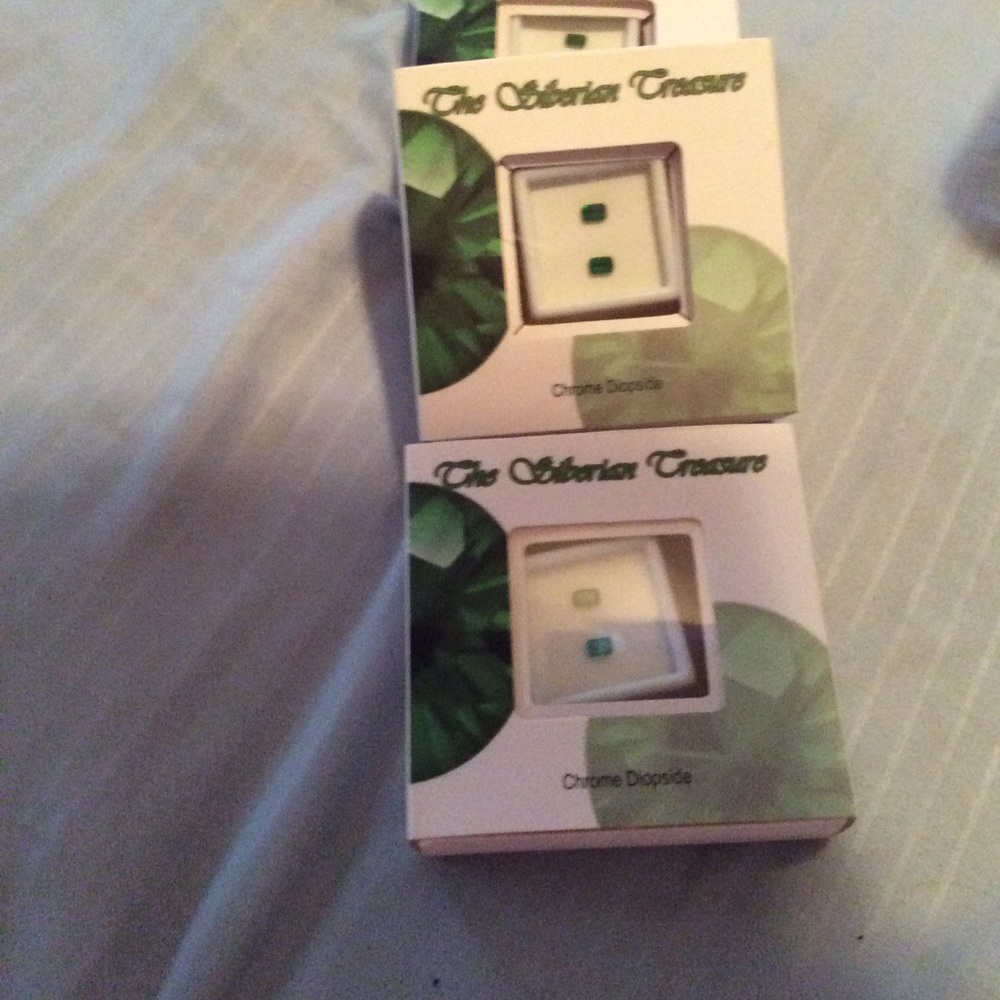 Green gemstones